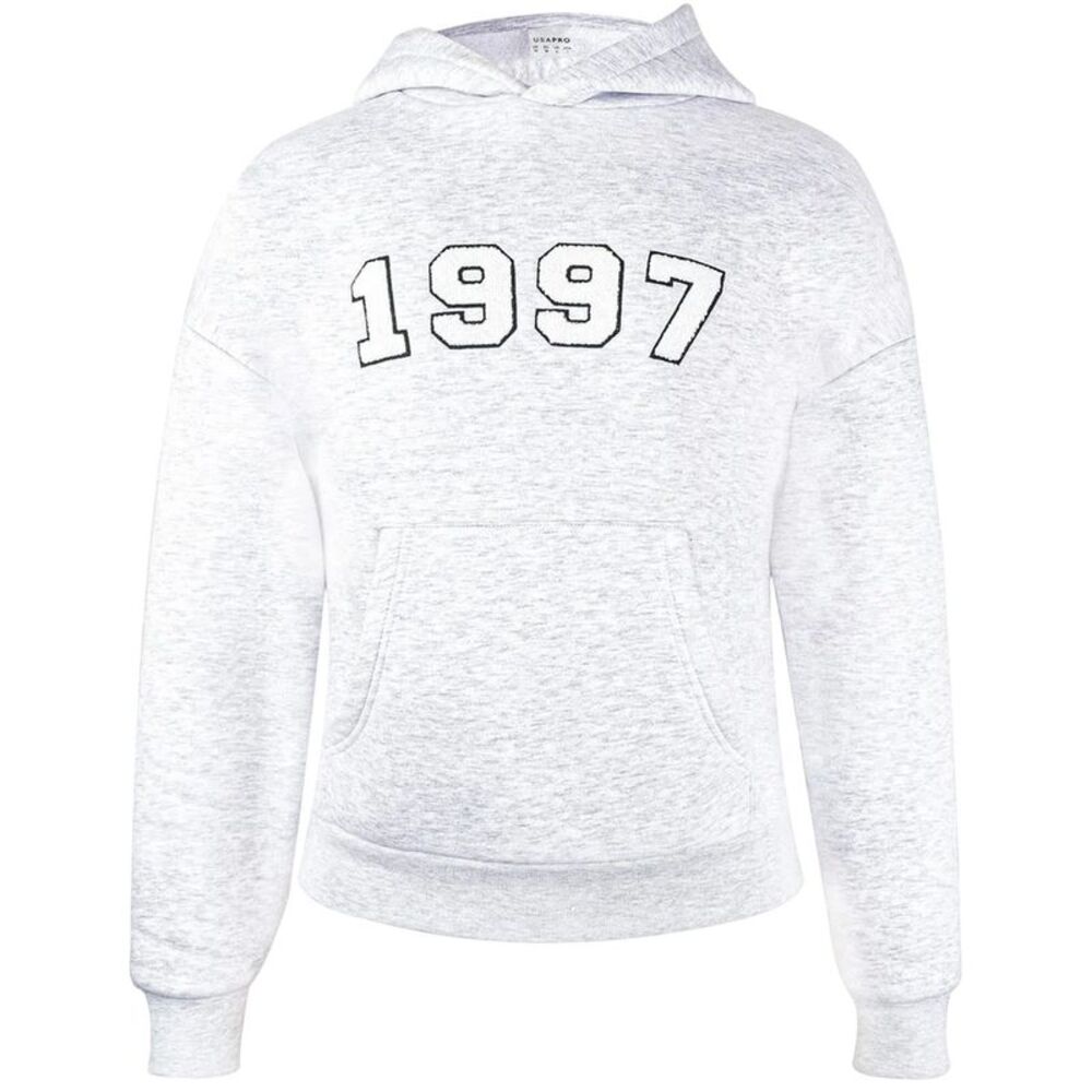 USA Pro Womens/Ladies  Yoga Sweatshirt / Grey Marl